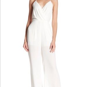 White full length jumpsuit